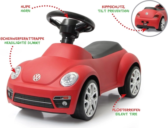 Jamara odrážadlo VW Beetle červené