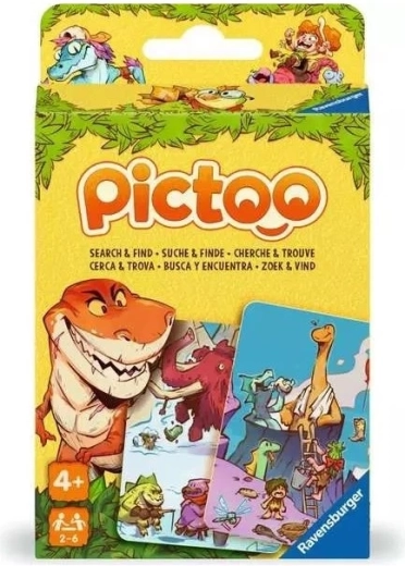 Ravensburger Pictoo: dinosaury – rýchla postrehová hra