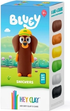 Hey Clay Bluey Snickers – sada s 5 kelímkami