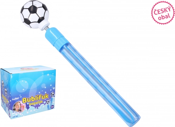 Bublifuk futbalová lopta 60 ml, 28 cm – slovenský obal