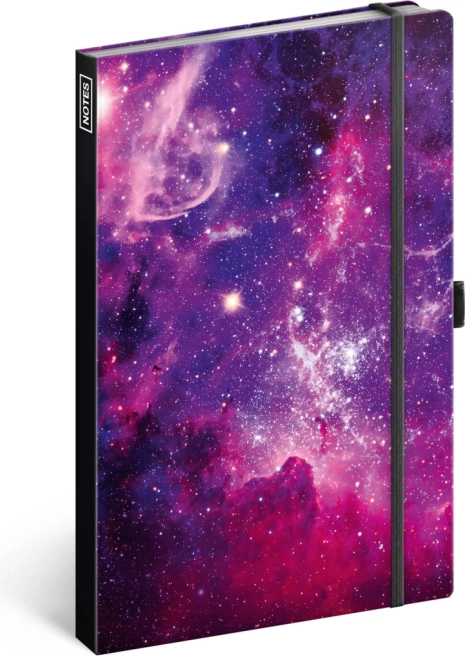 Notes Galaxia, linajkovaný, 13 × 21 cm