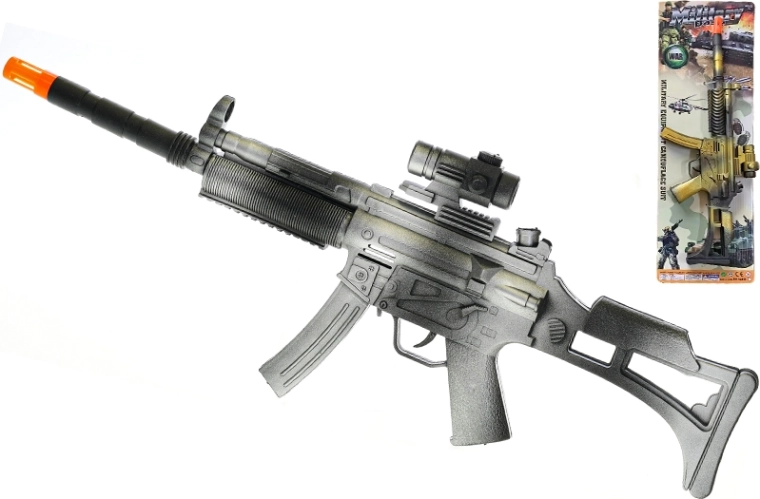 Samopal na zotrvačník 45 cm – detská hračka bez batérií