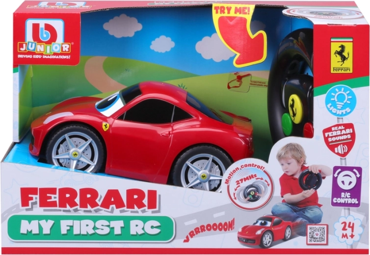BB Junior Ferrari 458 Italia so svetlami a zvukmi