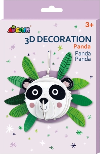 3D dekorácia panda