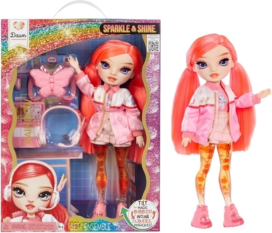 Rainbow High Sparkle & Shine bábika Coral