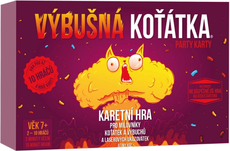 Výbušné mačiatka: Párty karty
