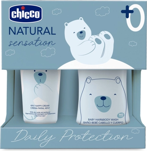 Chicco darčeková sada Natural Sensation Daily Protection pre novorodencov