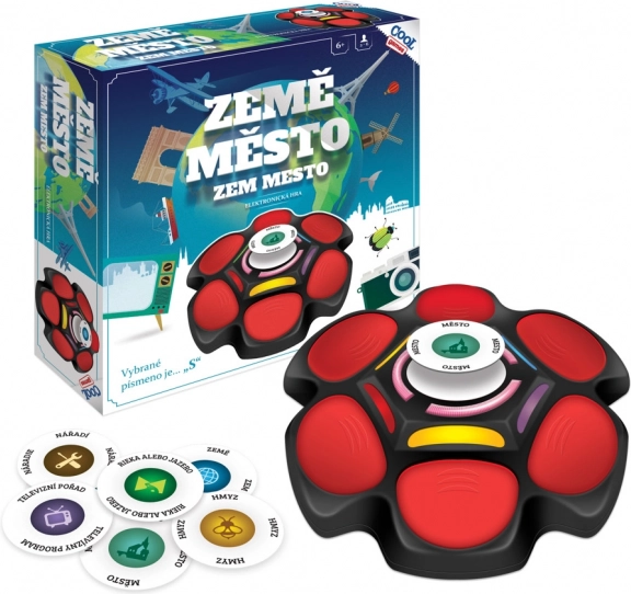 Krajina, mesto – elektronická spoločenská hra na batérie