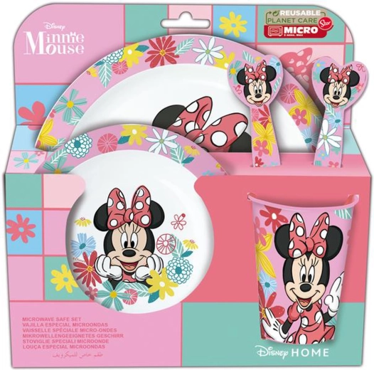 Plastová jedálenská sada MINNIE, 5 ks