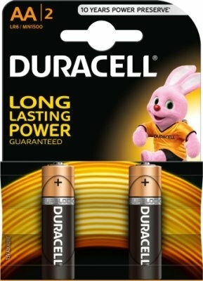 Duracell Basic AA alkalické tužkové batérie 2 ks