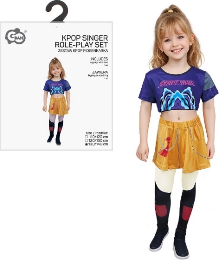Detský kostým K-pop speváčka Mira 130/140 cm
