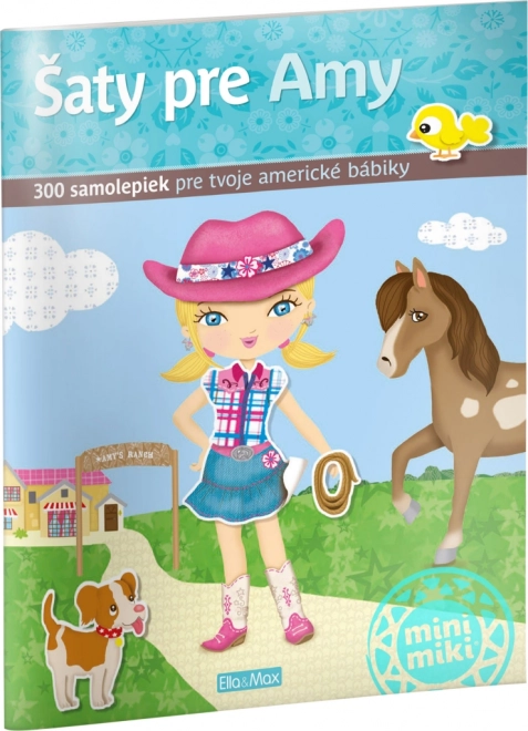 Šaty pre Amy – samolepková kniha