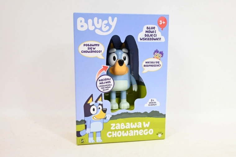 Bluey elektronická hra na schovávačku „Zabawa w chowanego“ - 1 kus