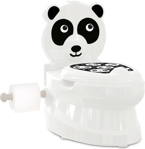 Detský nočník JAMARA Panda so zvukom splachovania a držiakom toaletného papiera