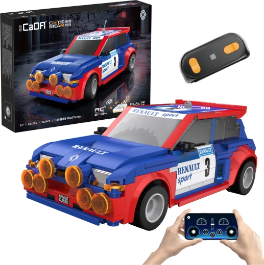 Stavebnica CaDA RC auto RENAULT 5 Maxi Turbo 1:20 (282 dielikov)