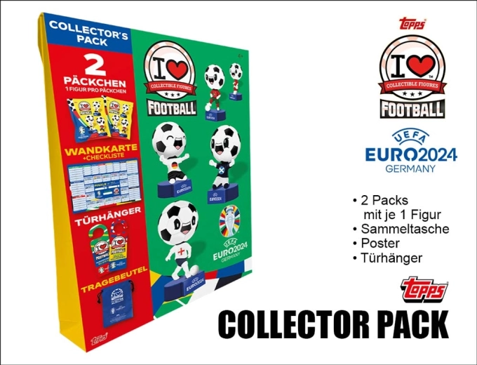 Topps UEFA EURO 2024 I Love Football – oficiálne 3D zberateľské figúrky