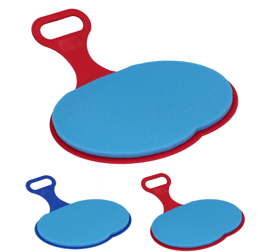 Zimný klzák s penovou podložkou v tvare jablka