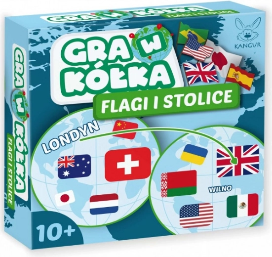 Hra Kôľka – vlajky a hlavné mestá