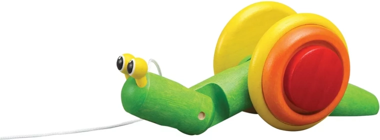 PlanToys ťahací slimák