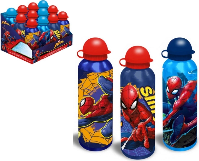 Hliníková fľaša na pitie Spiderman 500 ml