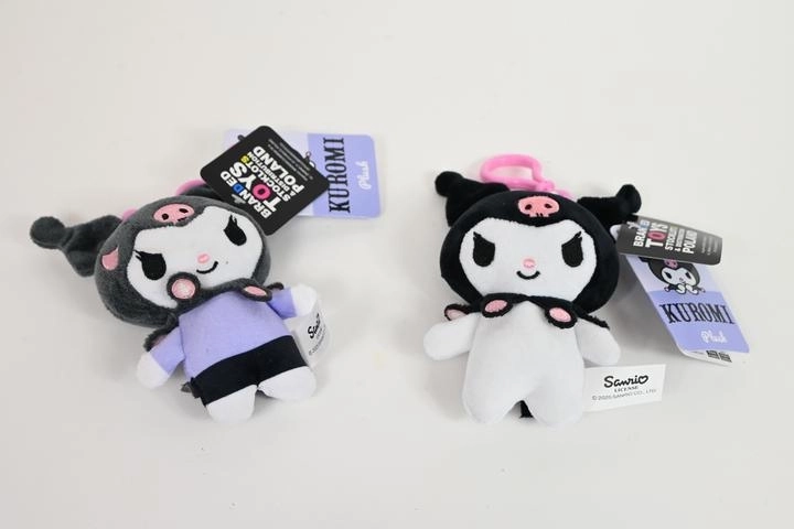Hello Kitty Sanrio Kuromi plyšový prívesok 14 cm