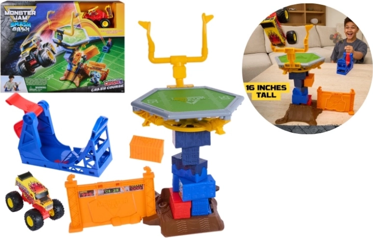 Spin Master Monster Jam kaskadérsky set Smash and Bash