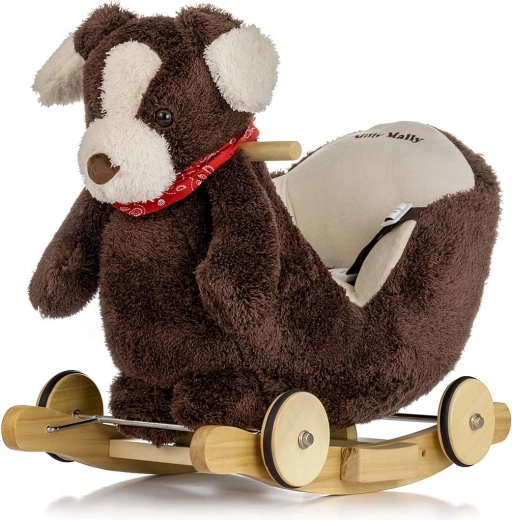 Hojdací psík Milly Mally Polly Plus hnedý