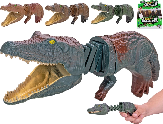 Krokodílie kliešte pre deti s naťahovacím mechanizmom, 19 cm