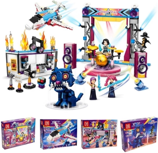 Stavebnica K‑Pop Demon Hunters 214 dielov