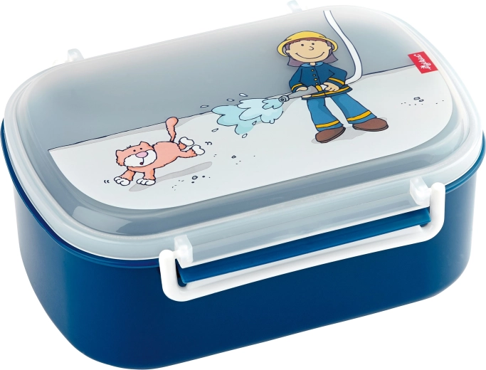 Detský lunchbox Sigikid hasič, BPA free, 17 × 11 × 7 cm