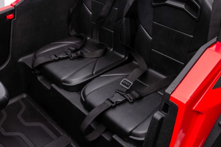 detské elektrické auto buggy gravity 4x4, červené