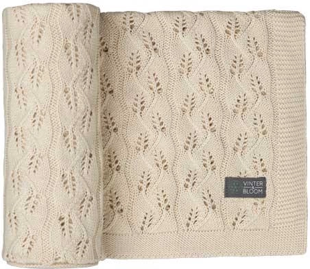 Vinter & Bloom deka moment organic linen béžová