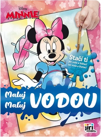 Maľuj vodou Minnie – kúzelné omaľovánky