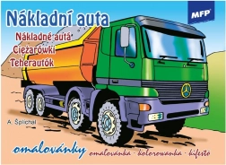 Detské omaľovánky Nákladné autá