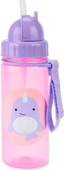 Skip Hop Zoo hrnček so slamkou narval 385 ml