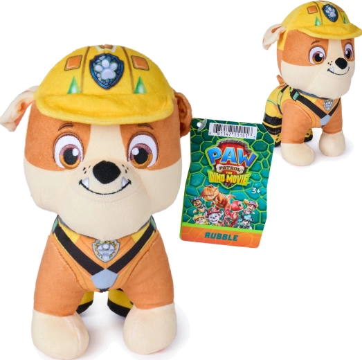 Plyšák Paw Patrol Rubble Dino film 20 cm