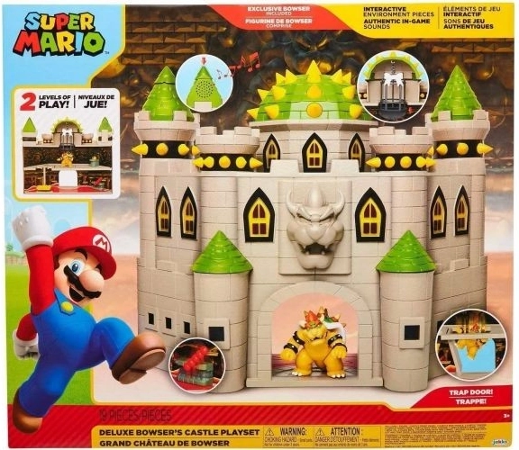 Herná sada Super Mario a Bowser s hradom so zvukom