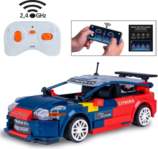 CaDA Citroën C4 WRC 2008 RC stavebnica 1:20