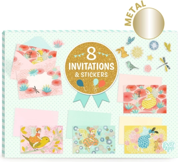 Darčeková sada pozvánok Víly DJECO