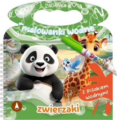 Zadania a vodné omaľovánky Zvieratká