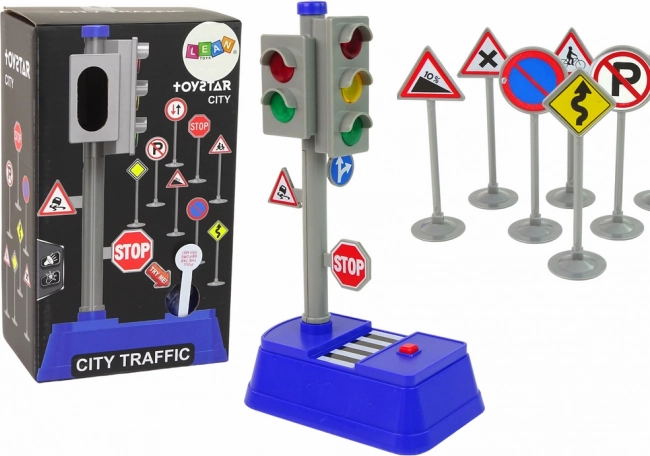Sada dopravných značiek Svetlá Zvuky 23 cm