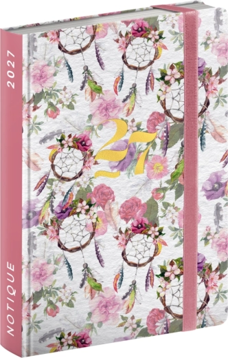 Notique týždenný vreckový diár Dream Catcher 2027 (9,8 × 14,5 cm)