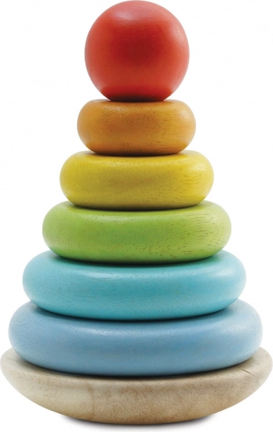 drevená nasadzovacia veža dúha LE TOY VAN