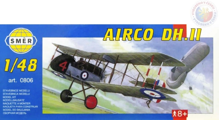 Směr model lietadla Airco DH II 1:48