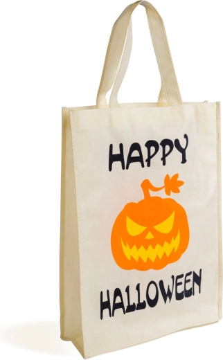 Halloweenska darčeková taška s tekvicou Happy Halloween 30 × 40 cm