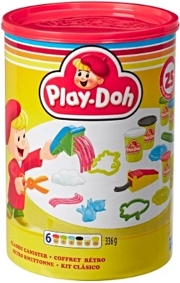 Play-Doh klasická retro dóza so súpravou 25 dielov