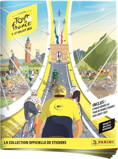 Tour de France 2025 samolepkový album - 1 kus