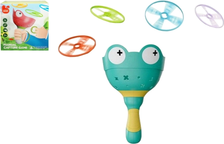 Vystreľovač a chytač diskov – vonkajšia hračka pre deti