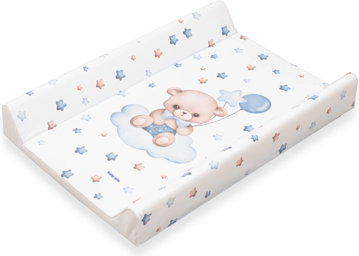 Prebaľovacia podložka Baby Mix Medvedík modrá 47 × 70 cm