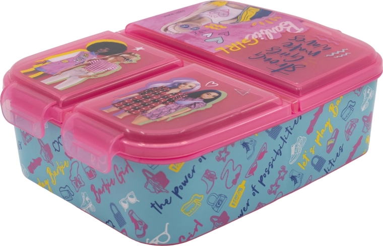 Desiatový box Barbie s deleným priestorom